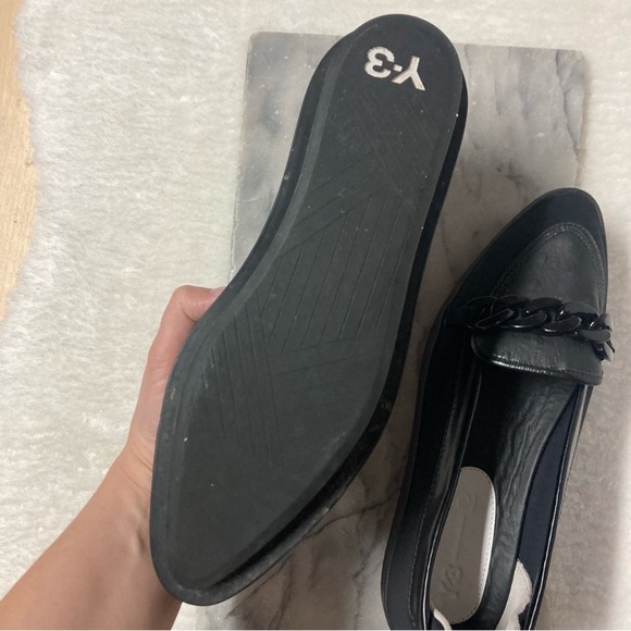 Yohji Yamamoto x adidas Low Platform Loafers Chain Detail Black Sz 8.5 - Picture 13 of 14